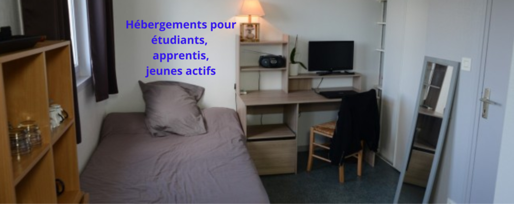 Photo de chambre étudiant pour hébergement des jeunes
