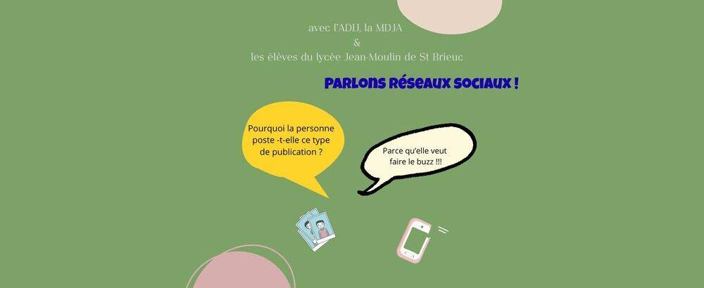 montage bulles sur la journée santé mentale et réseaux sociaux